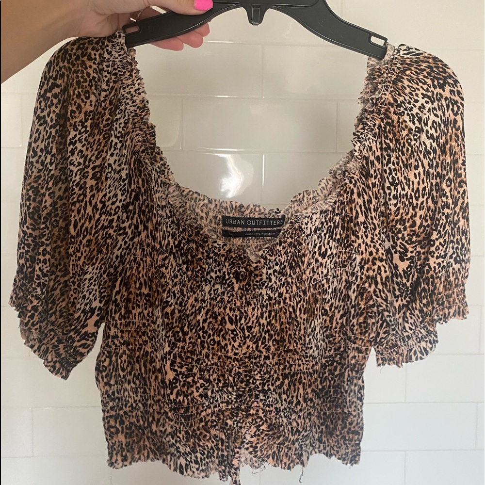 Urban outfitters cheetah print top!